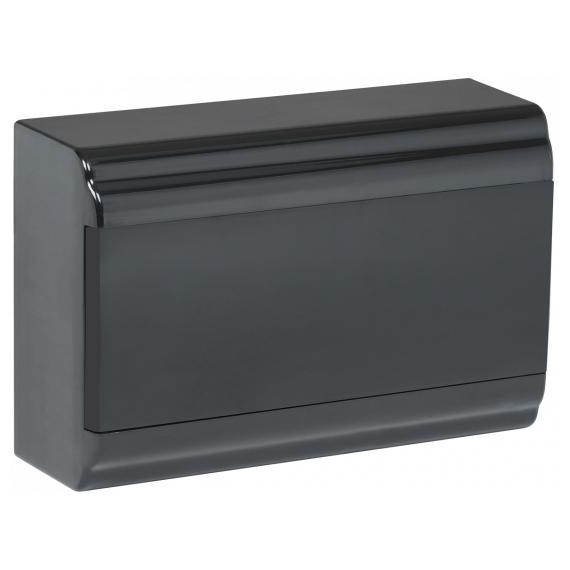 MKP13-N-01-12-41-K02 Корпус модульный пл. нав. ЩРН-П-12 PRIME черный IP41 IEK