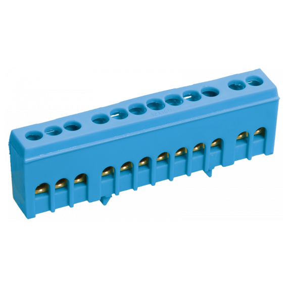 YNN10-69-8KD-K07 Шина N "ноль" в корп изол на DIN-рейку ШНИ-6х9-8-К-С ИЭК