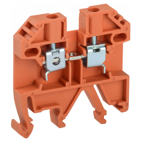 YZN30-004-K09 Клемма винтовая КВИ-4мм2 оранжевая IEK