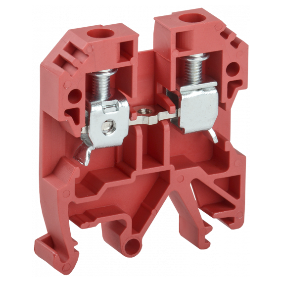 YZN30-006-K04 Клемма винтовая КВИ-6мм2 красная IEK