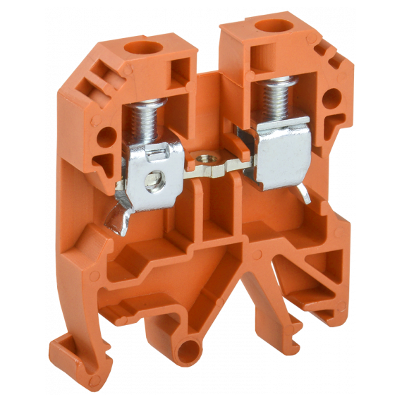 YZN30-006-K09 Клемма винтовая КВИ-6мм2 оранжевая IEK