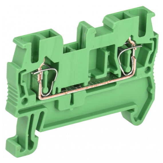 YZN11-002-K06 Клемма пружинная КПИ 2в-2,5 31А зеленый IEK