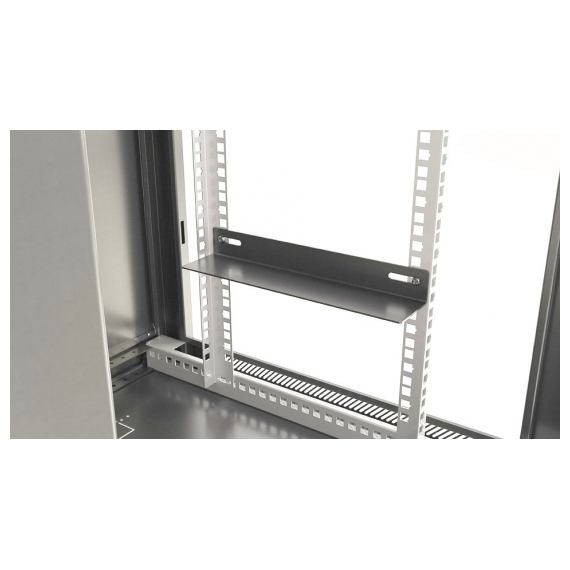 TWB-2245-SR-RAL7035 Шкаф настенный 19-дюймовый (19"), 22U, 1086x600х450мм, металлическая передняя дверь с замком, две боковые панели, цвет серый (RAL 7035) (разобранный) Hyperline