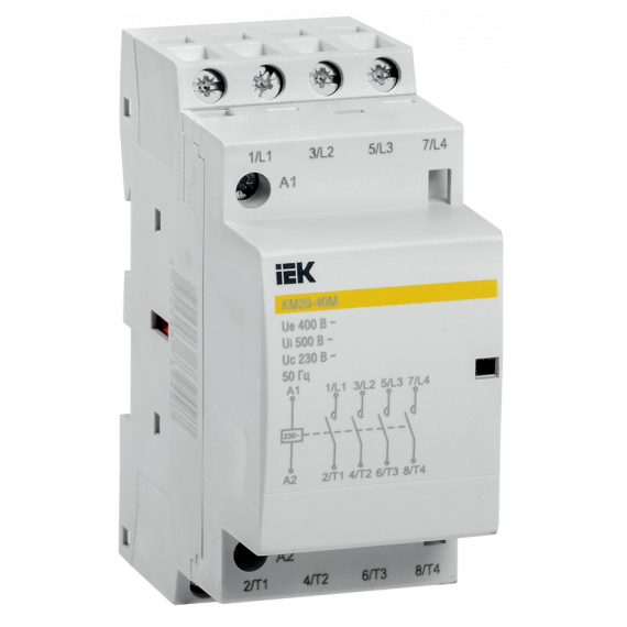 MKK11-20-40 Контактор модульный КМ20-40М AC IEK
