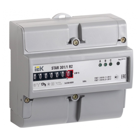 CCE-3R1-1-01-1 Счетчик эл. энергии трехфазный STAR 301/1 R2-5(60)М
