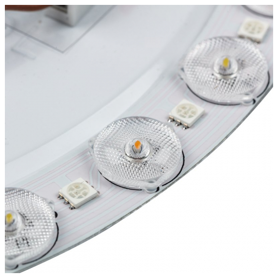 624-002 Светильник настенно-потолочный REXANT Fobos Melody 2700-6500 K RGB Bluetooth Sound с пультом и APP LED