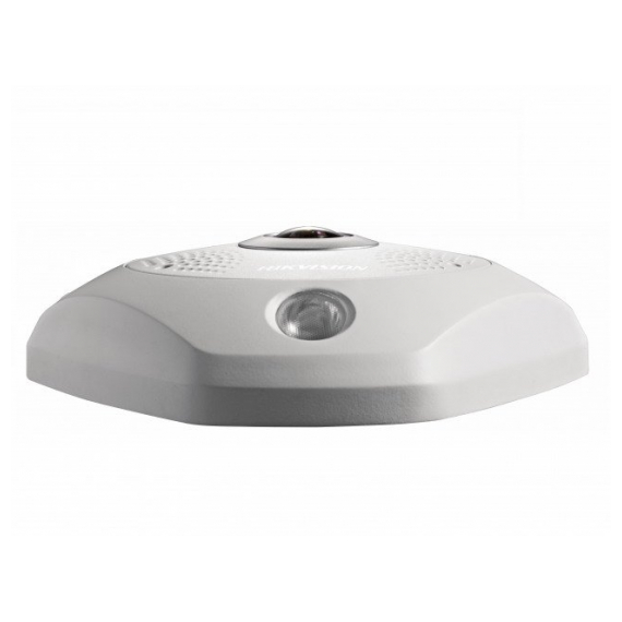 Hikvision DS-2CD6365G0E-IS(1.27mm)(B) 6Мп fisheye IP-камера с ИК-подсветкой до 15м