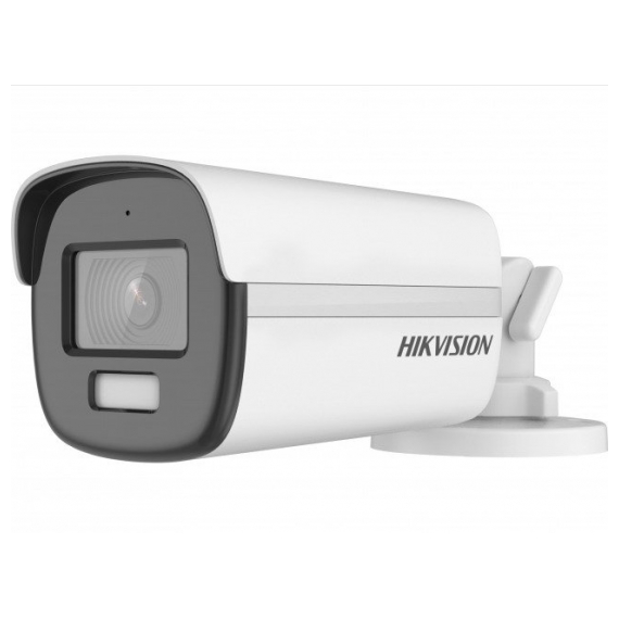 Hikvision DS-2CE12DF3T-FS(3.6mm) 2Мп уличная компактная цилиндрическая HD-TVI камера с LED подсветкой до 40м и встроенным микрофоном (AoC)