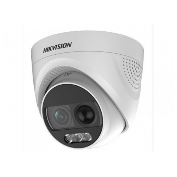 Hikvision DS-2CE72DFT-PIRXOF(3.6mm) 2Мп уличная HD-TVI камера с сиреной, строблампой и LED подсветкой до 20м
