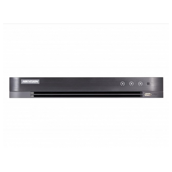 Hikvision DS-7224HQHI-K2 24-х канальный гибридный HD-TVI регистратор для аналоговых, HD-TVI, AHD и CVI камер + 2 канала IP@6Мп (до 26 каналов с полным замещением аналоговых каналов)