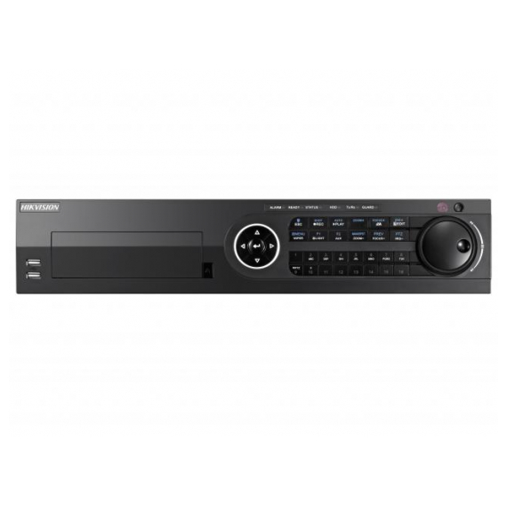 Hikvision DS-7332HQHI-K4 32-х канальный гибридный HD-TVI регистратор для аналоговых, HD-TVI, AHD и CVI камер + 16 каналов IP@6Мп (до 48 каналов с полным замещением аналоговых каналов) с v4.0 GUI интерфейсом
