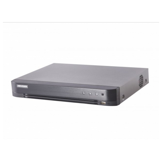 Hikvision iDS-7204HQHI-M1/FA 4-х канальный гибридный HD-TVI регистратор Acusense для аналоговых, HD-TVI, AHD и CVI камер + 2 канал IP@6Мп (до 6 каналов с полным замещением аналоговых каналов)