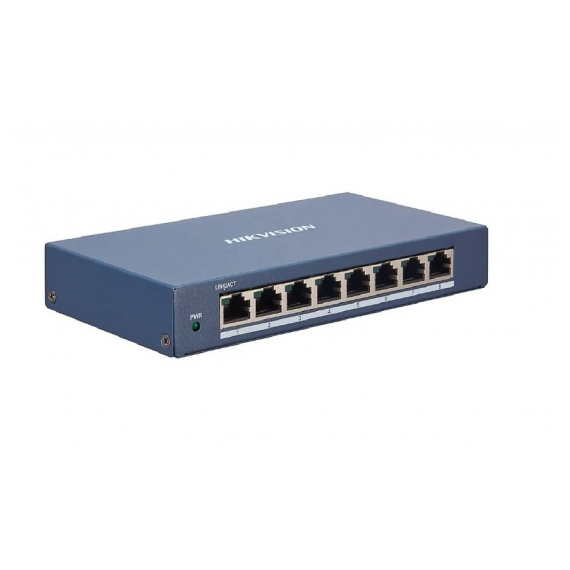 Hikvision DS-3E1508-EI L2, Смарт-управляемый коммутатор, 8 1000M RJ45-порт