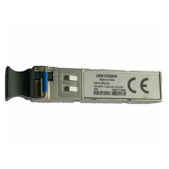 Hikvision HK-SFP-1.25G-20-1310-DF Оптический модуль TX1310nm/1.25G, RX1310nm/1.25G, LC, Single mode and duplex fiber, 20km, 0~70?, SFP