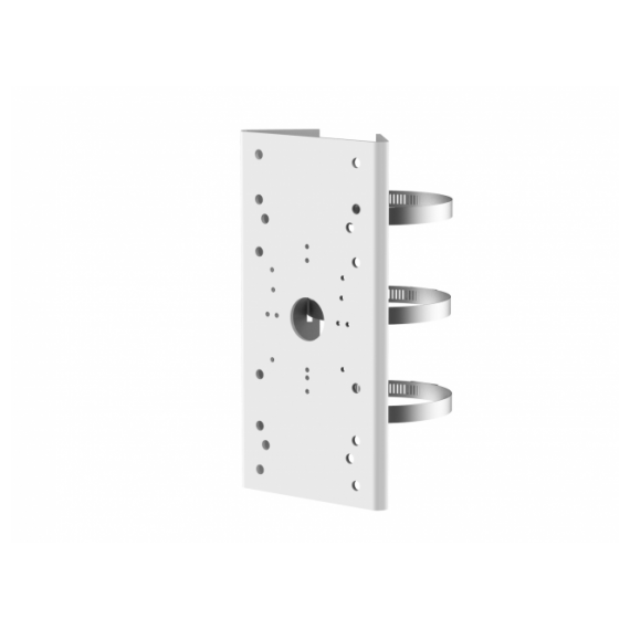 Hikvision DS-1275ZJ Крепление на столб, белое, сталь, 127х46х25мм