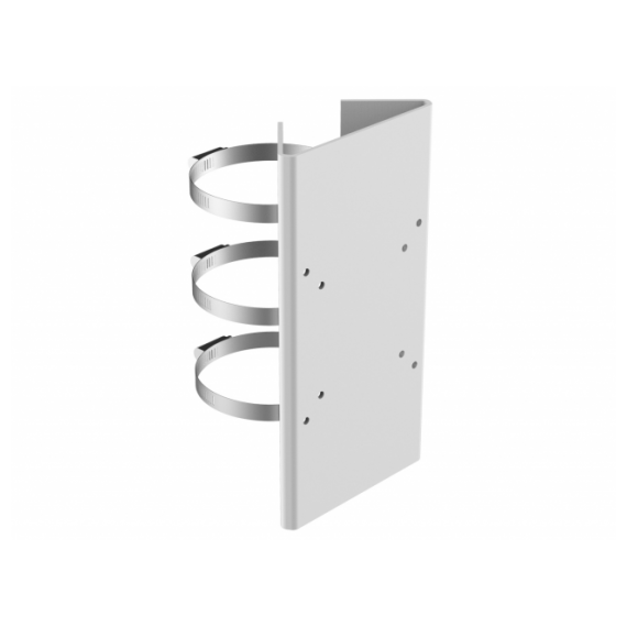 Hikvision DS-1275ZJ(SPTZ) Крепление на столб, белое, для поворотных платформ DS-2DY32хх серии, сталь, 250 x 127 x 140мм