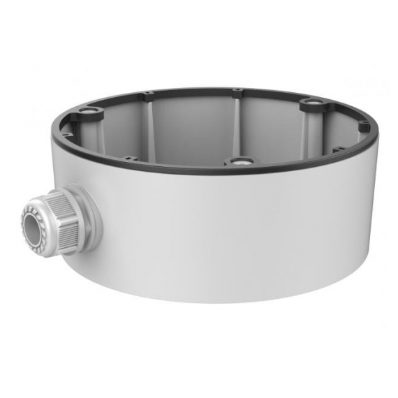 Hikvision DS-1280ZJ-DM26 Монтажная коробка, белая, для купольных камер, алюминий, 165х65х190мм