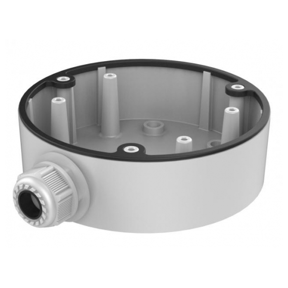 Hikvision DS-1280ZJ-DM46 Монтажная коробка, белая, для купольных камер, алюминий, 120х37.2мм