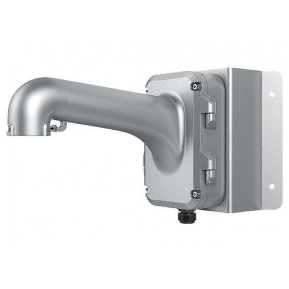 Hikvision DS-1604ZJ-Corner-P Крепление на угол, серое, для скоростных поворотных купольных камер DS-2DF82xx, алюминий и сталь, 206.8?261.8?465мм