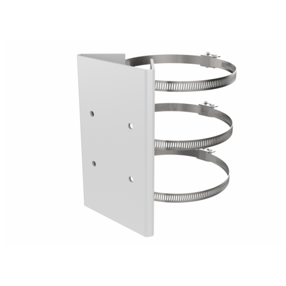Hikvision DS-1673ZJ-P Крепление на столб, серое, сталь и нержавеющая сталь, ?67-127мм
