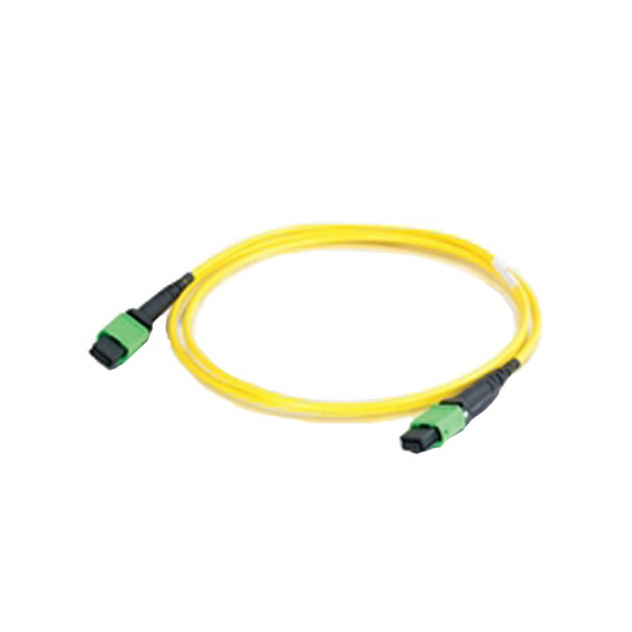 FHD-MC3-9-MPOF12/US-MPOF12/US-A-2M-LSZH-YL Hyperline (FC-9-MTP-F-MTP-F-PC-LSZH-2M) Патч-корд волоконно-оптический MPO (мама) - MPO (мама), тип A, 12 волокон, 9/125 (OS2), LSZH, 2 м