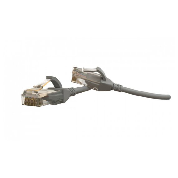 PC-LPT-UTP-RJ45-RJ45-C6-1M-LSZH-GY Патч-корд U/UTP, категория 6 (100% Fluke Component Tested), 28AWG, LSZH, 1 м, серый Hyperline