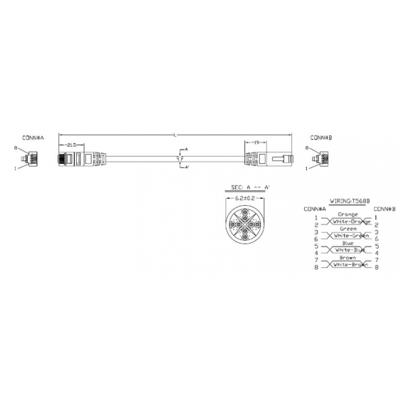 PC-LPM-UTP-RJ45-RJ45-C6a-1.5M-LSZH-WH Патч-корд U/UTP, Cat.6a (100% Fluke Component Tested), 10G, LSZH, 1.5 м, белый Hyperline