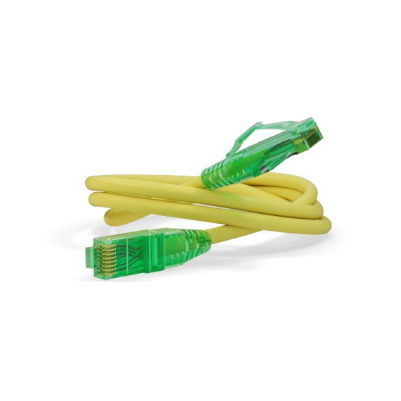 PC-LPM-UTP-RJ45-RJ45-C6a-20M-LSZH-YL Патч-корд U/UTP, Cat.6a (100% Fluke Component Tested) 10G, LSZH, 20 м, желтый Hyperline