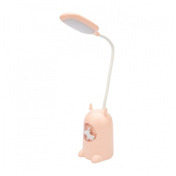 609-004 Светильник настольный REXANT Click Lite с ночником на основании, LED, 6 Вт, 4000 К, RGB-динамика, диммируемый 3 ступени, заряжаемый (автономный режим 3 часа)