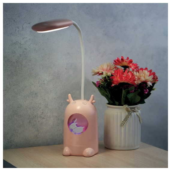 609-004 Светильник настольный REXANT Click Lite с ночником на основании, LED, 6 Вт, 4000 К, RGB-динамика, диммируемый 3 ступени, заряжаемый (автономный режим 3 часа)