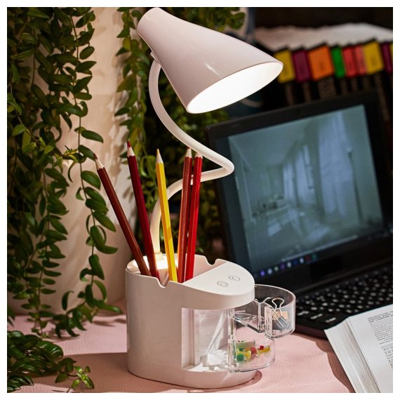 609-006 Светильник настольный REXANT Click Shift с ночником, на основании, LED, 6 Вт, 4000 К, диммируемый 3 ступени, заряжаемый (автономный режим 3 часа)