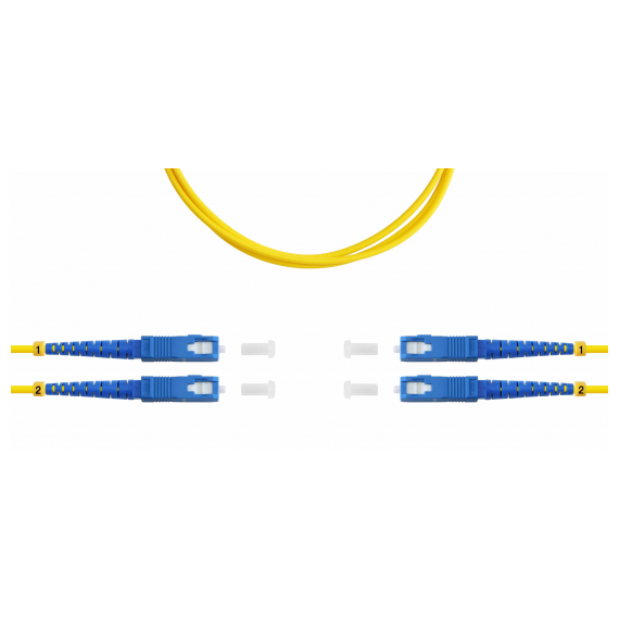 ШОС-2x3.0-2SC/U-2SC/U-SM-20м-LSZH-YL TELCORD ШОС-2x3.0-2SC/U-2SC/U-SM-20м-LSZH-YL Шнур оптический duplex (ШОС), SC/UPC - SC/UPC, SM(G.652.D), 3.0мм, LSZH, 20м