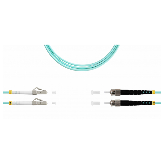 ШОС-ARM-2x3.0-2LC/U-2ST/U-MM503-2м-LSZH-AQ TELCORD ШОС-ARM-2x3.0-2LC/U-2ST/U-MM503-2м-LSZH-AQ Шнур оптический армированный duplex (ШОС), LC/UPC - LC/UPC, MM50(OM3), 3.0мм, LSZH, 2м