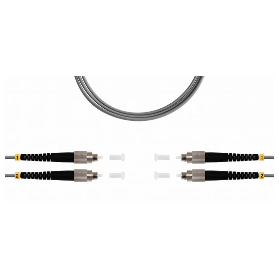 ШОС-2x3.0-2FC/U-2FC/U-MM62-1м-LSZH-GY TELCORD ШОС-2x3.0-2FC/U-2FC/U-MM62-1м-LSZH-GY Шнур оптический duplex (ШОС), FC/UPC - FC/UPC, MM62.5, 3.0мм, LSZH, 1м