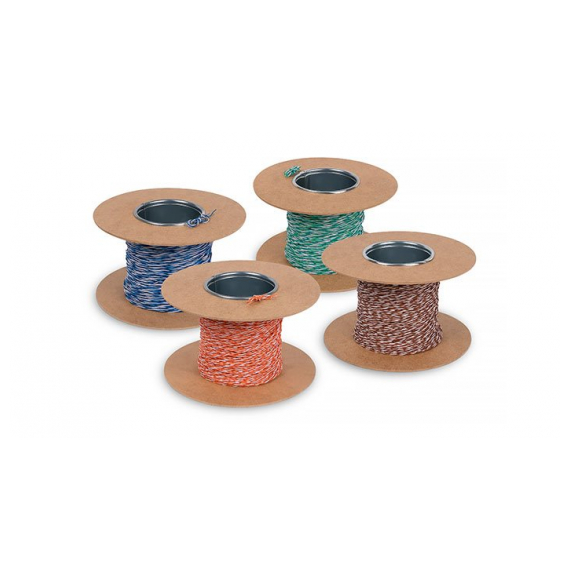 Cabeus UTP-1P-Cat.5e-SOLID-CROSS-100-BR (Jumper Wire) Кроссировочная витая пара, неэкранированная U/UTP, категория 5e, 1 пара (24 AWG), одножильный (solid), без общей внешней оболочки, коричневая (100 м)