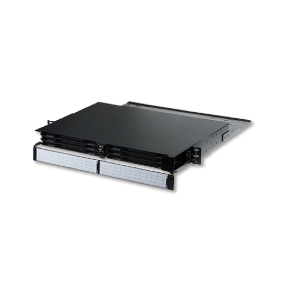 Eurolan 49M-S2-24-LC-M1-MA-06BL Кассетные модули слотовые серии HD 47M-30, 24 LC — 2 12 MTP (male) OS2, полярность A, черный
