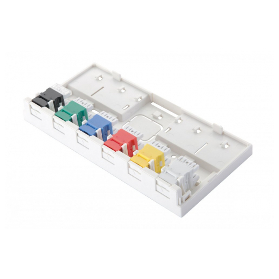 Eurolan 16B-U5-03BL Модуль UTP категории 5е keystone, черный
