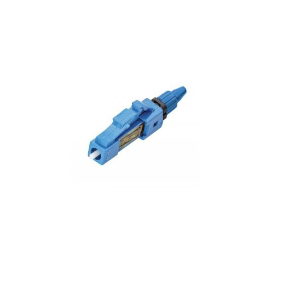 Eurolan 37E-S2-LC-02BU Экспресс-коннектор OS2 LC/UPC, 250, 900 мкм, синий