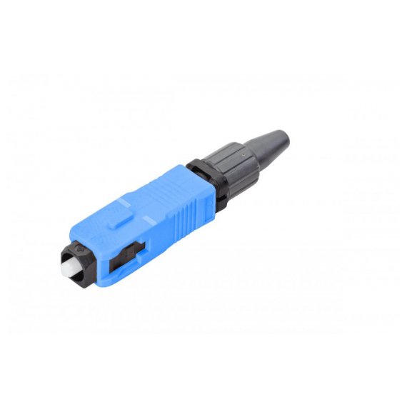 Eurolan 37E-S2-SC-02BU Экспресс-коннектор OS2 SC/UPC, 250, 900 мкм, синий