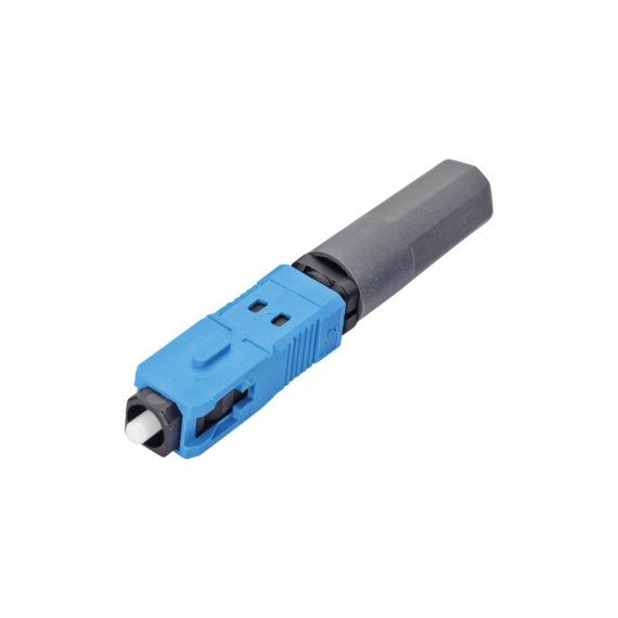 Eurolan 37E-S2-SC-03BU Экспресс-коннектор OS2 SC/UPC, o 2,0/3,0 мм, синий