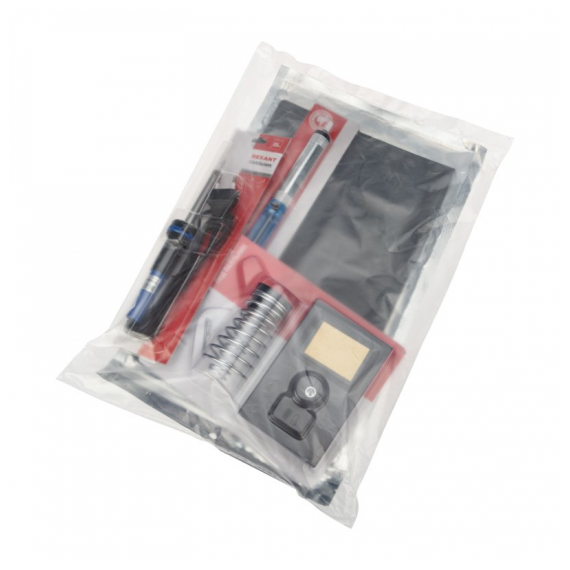 09-3761 Набор К21 для пайки REXANT продвинутый 2 (паяльник, сменное жало, подставка, экстрактор, коврик)