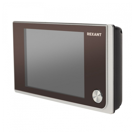 45-1114 Видеоглазок дверной REXANT (DV-114) с цветным LCD-дисплеем 3.5", широкий угол обзора 120°