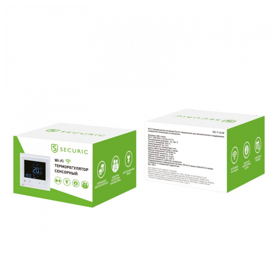 SEC-T-101W Wi-Fi Терморегулятор сенсорный Securic