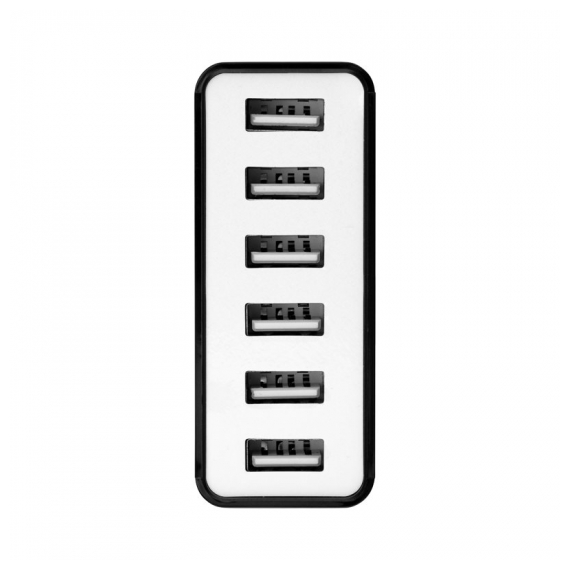16-0287 Сетевое зарядное устройство REXANT 6хUSB, 1000mA, черное