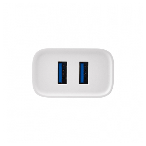 16-0276 Сетевое зарядное устройство для iPhone/iPad REXANT 2 x USB, 5V, 2.4 A, белое