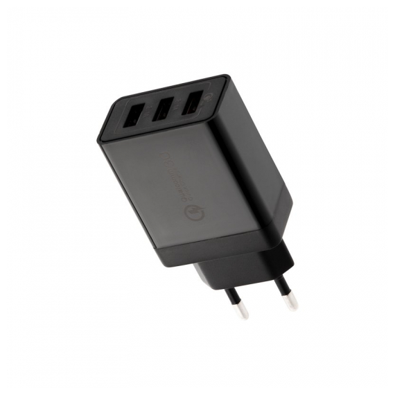 18-2215 Сетевое зарядное устройство-переходник REXANT 3xUSB адаптер, 30W черное