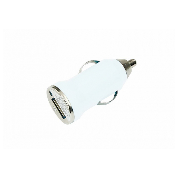 18-1934 Автозарядка в прикуриватель USB small (АЗУ) (5V, 1 000mA) белая блистер