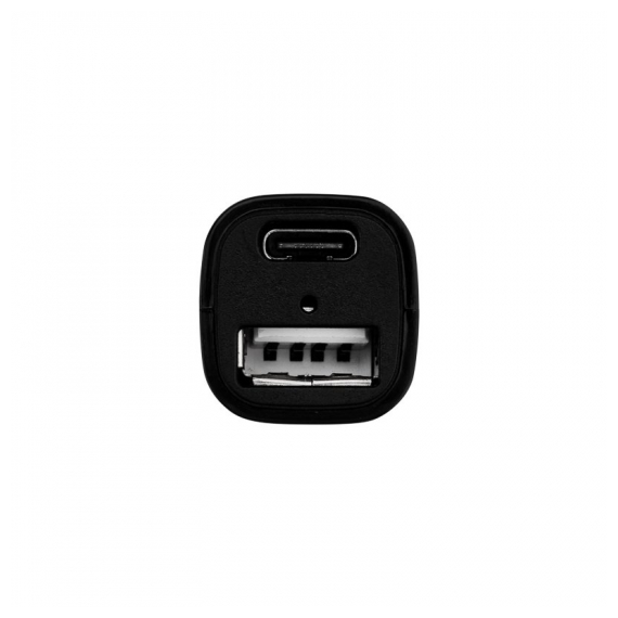16-0292 Зарядное устройство в прикуриватель REXANT USB x Type-C, 18W, с Quick charge, черное
