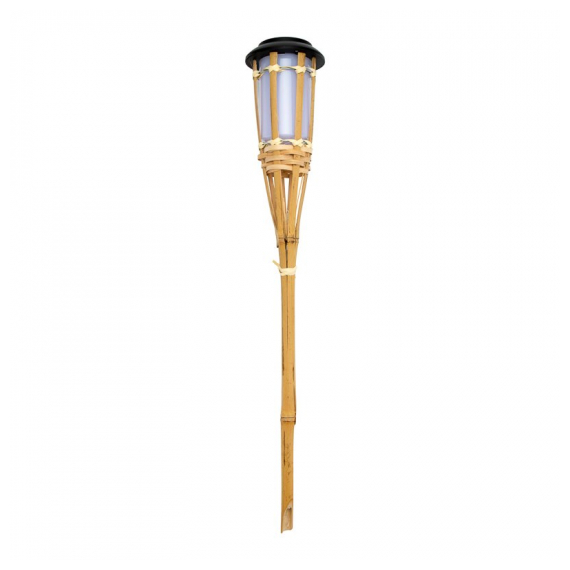 602-1006 Светильник светодиодный Бамбук LED Lamper встроенная солнечная панель, аккумулятор, датчик света