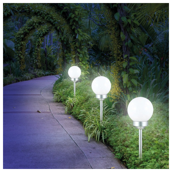 602-1005 Светильник светодиодный ШАР ф250 LED Lamper  встроенная солнечная панель, аккумулятор, датчик света